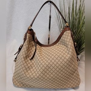 Gucci Diamante Village GG Leather Shoulder Bag